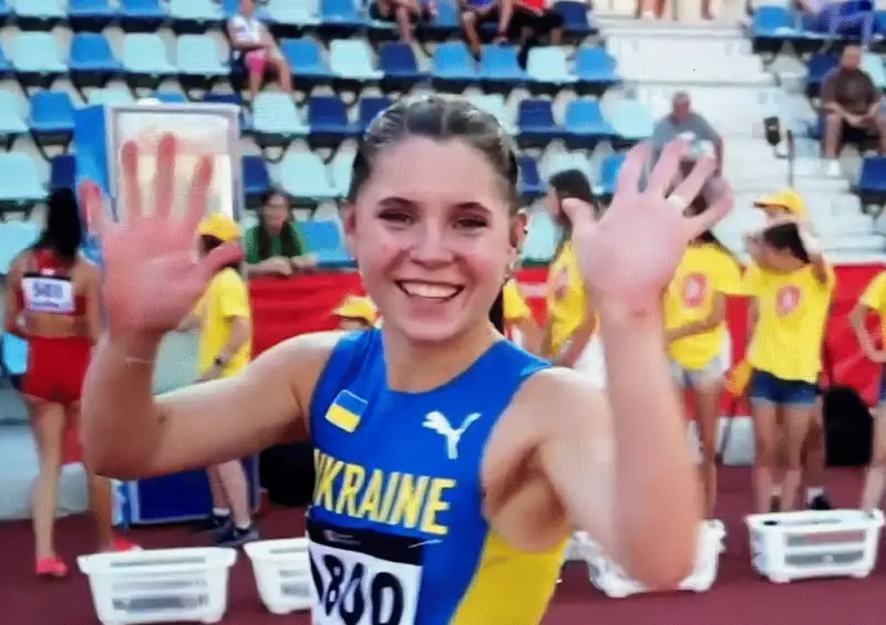 Юна легкоатлетка з Кропивницького здобула срібло на Балканському чемпіонаті