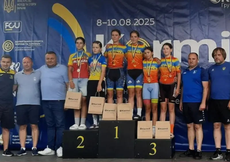 Кропивницькі велосипедистки здобули золото та срібло на чемпіонаті України