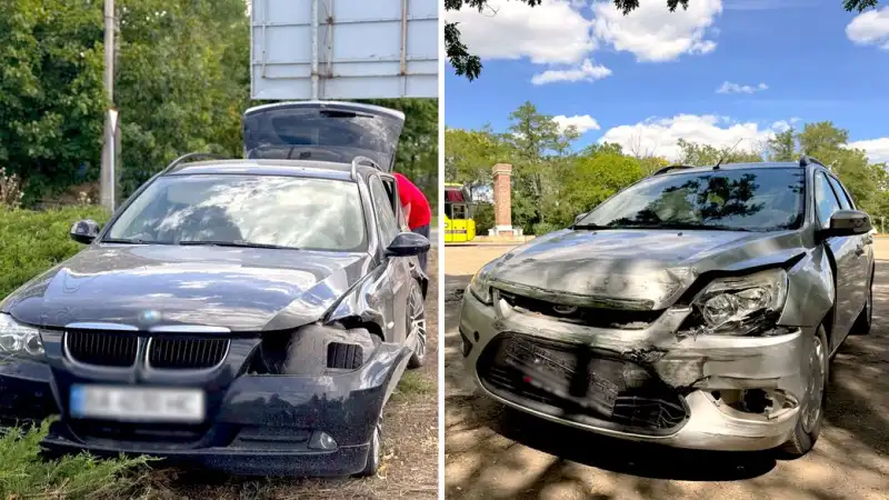 Потрійна ДТП на виїзді з Кропивницького: постраждали дві людини
